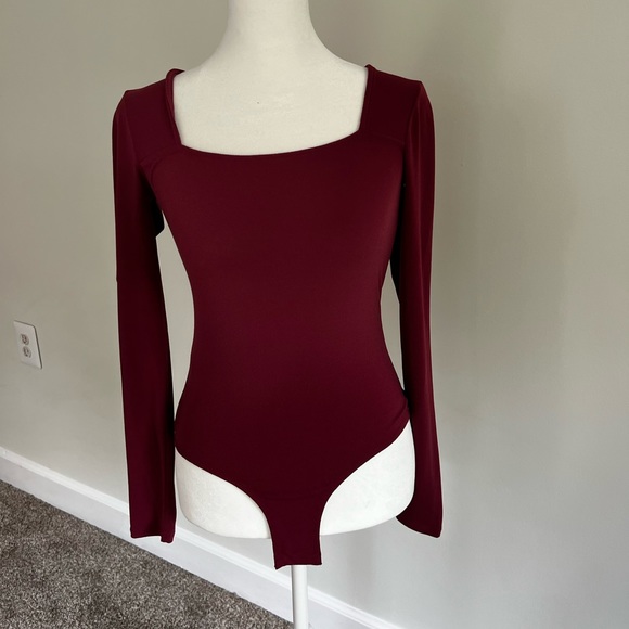 BCBG Generation wine red bodysuit - Picture 1 of 4